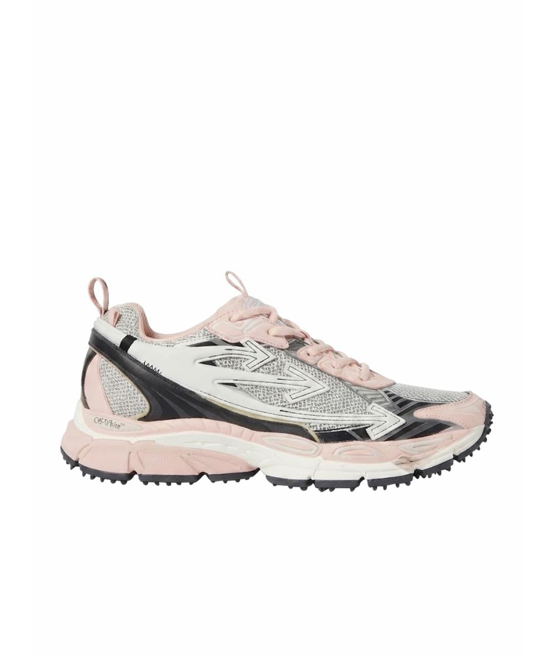 OFF-WHITE Коралловые резиновые кроссовки, фото 1