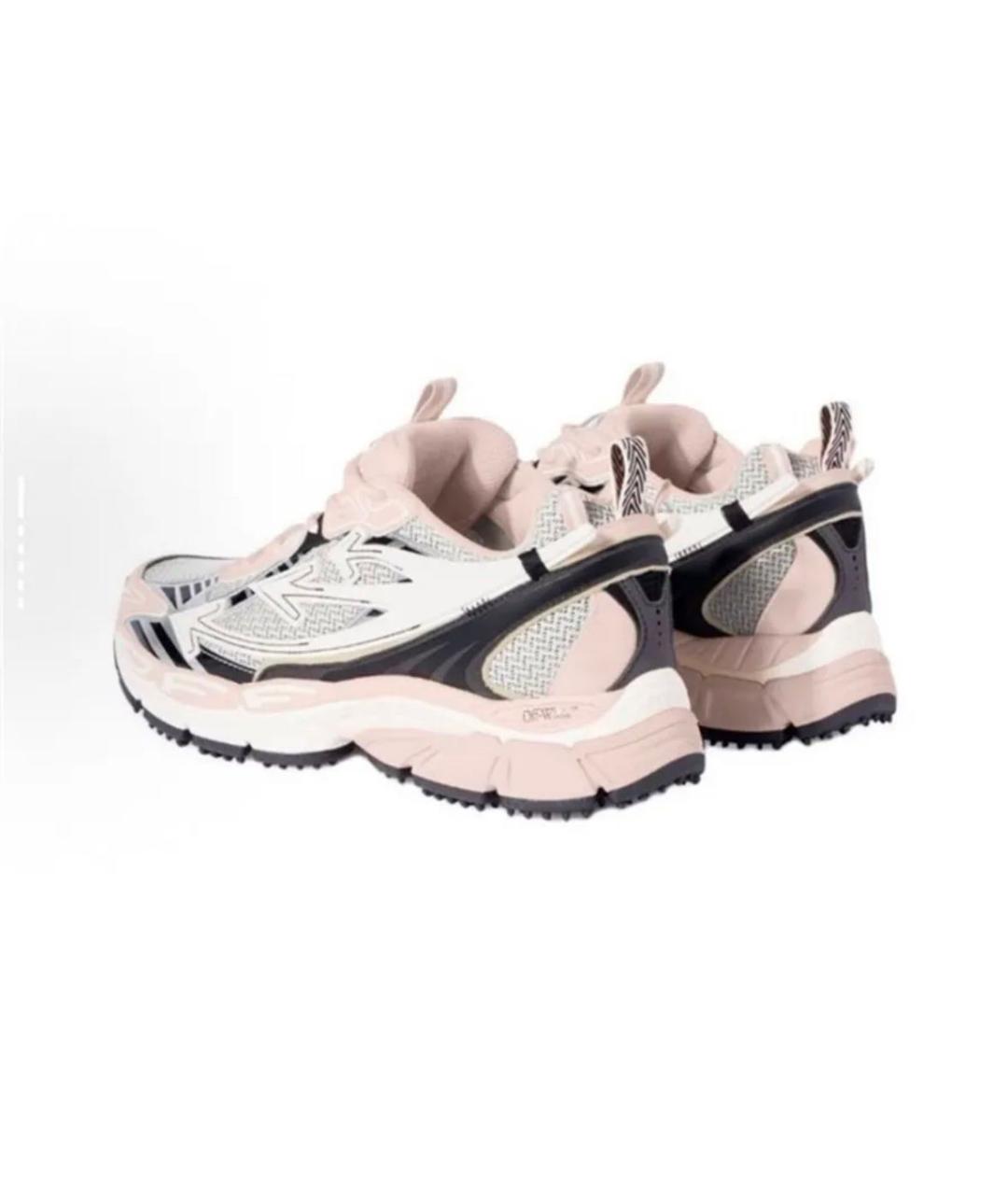 OFF-WHITE Коралловые резиновые кроссовки, фото 3