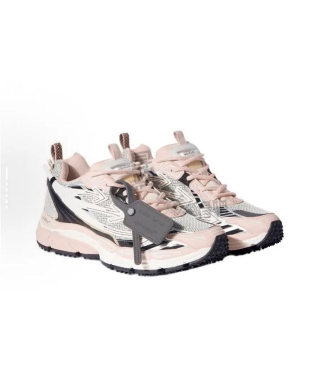 OFF-WHITE Коралловые резиновые кроссовки, фото 2