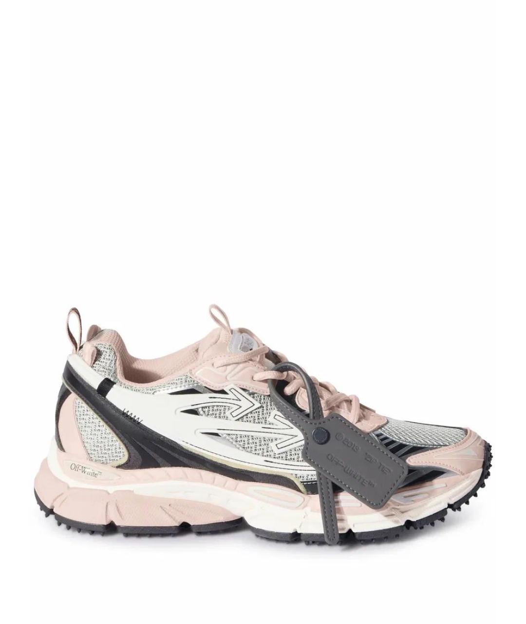 OFF-WHITE Коралловые резиновые кроссовки, фото 5