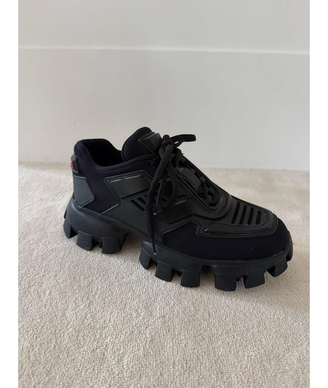 PRADA Черные кроссовки, фото 9