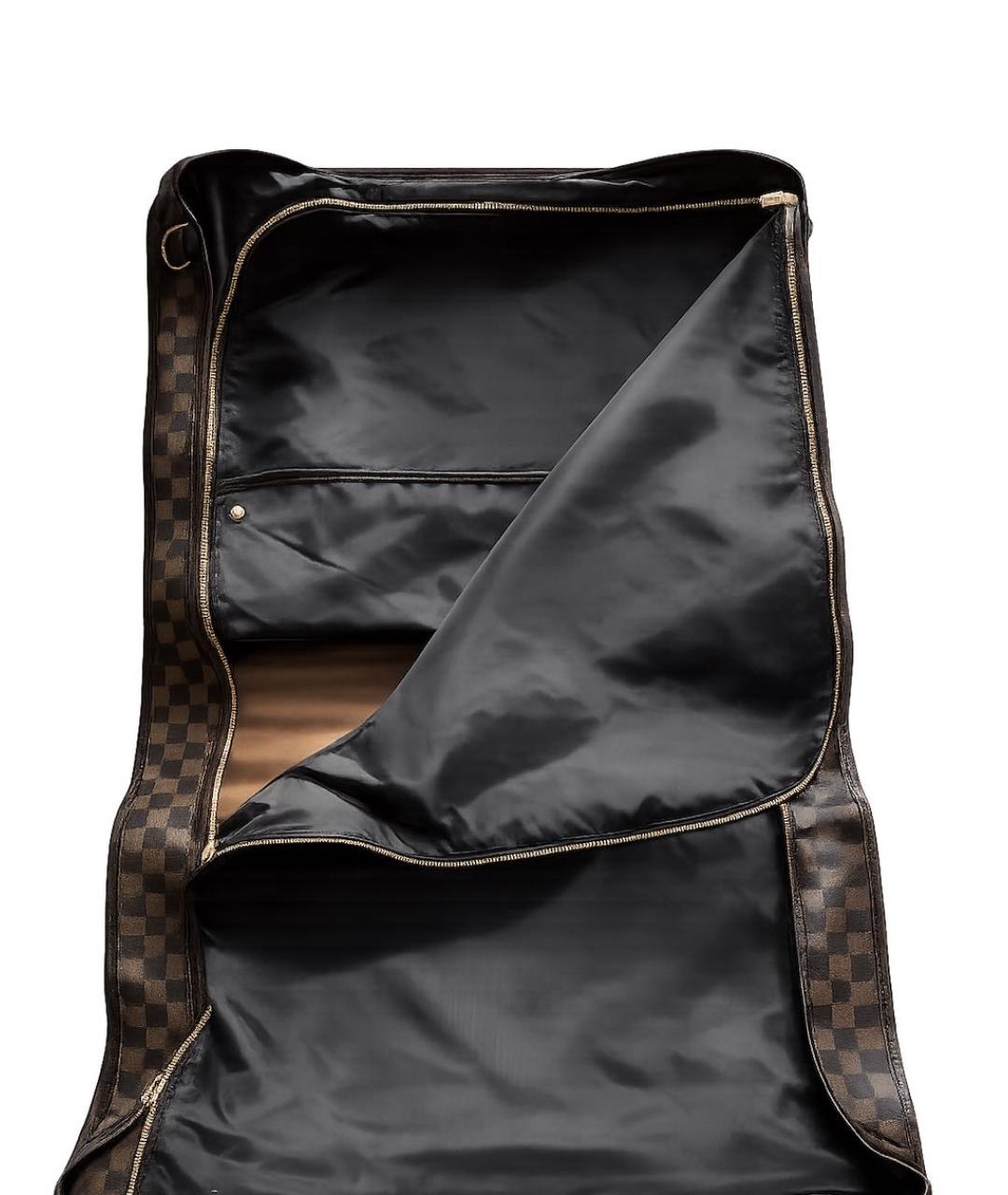 LOUIS VUITTON Коричневая кожаная дорожная/спортивная сумка, фото 4