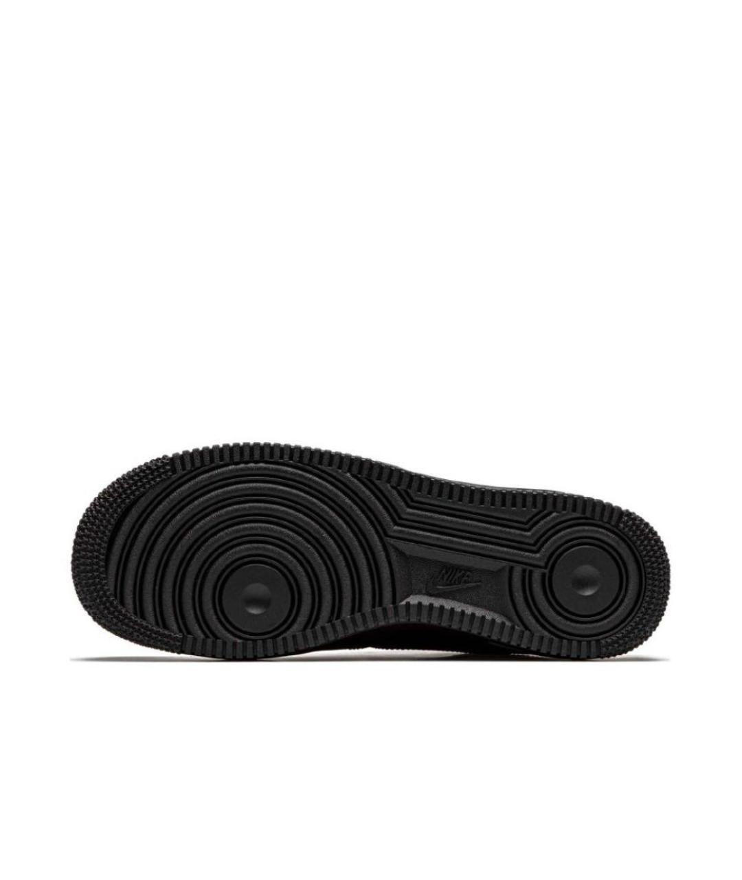 NIKE Черные кроссовки из искусственной кожи, фото 4