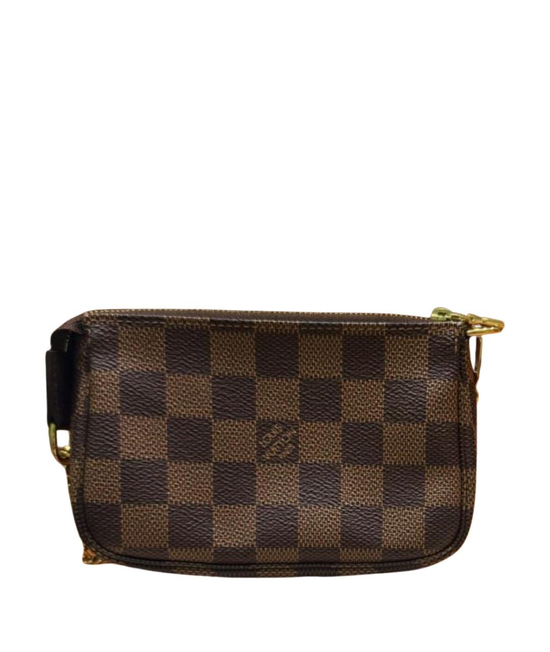 LOUIS VUITTON Коричневая сумка с короткими ручками из канвы, фото 1
