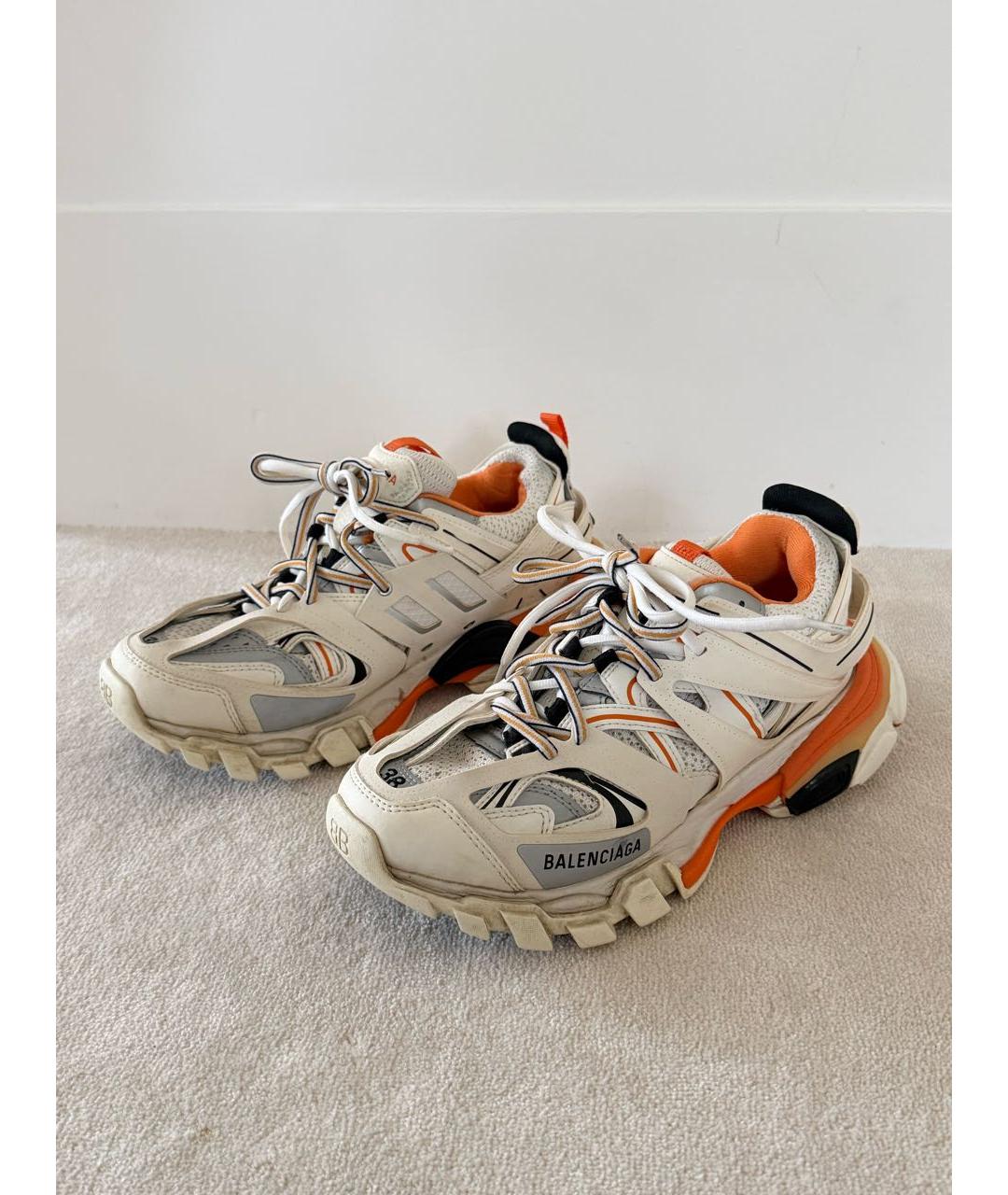 BALENCIAGA Бежевые текстильные кроссовки, фото 2