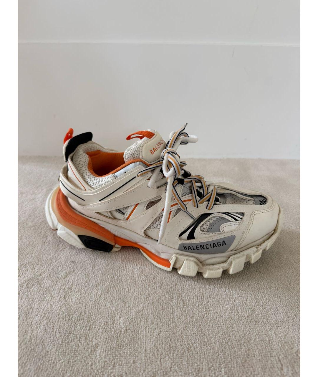 BALENCIAGA Бежевые текстильные кроссовки, фото 9