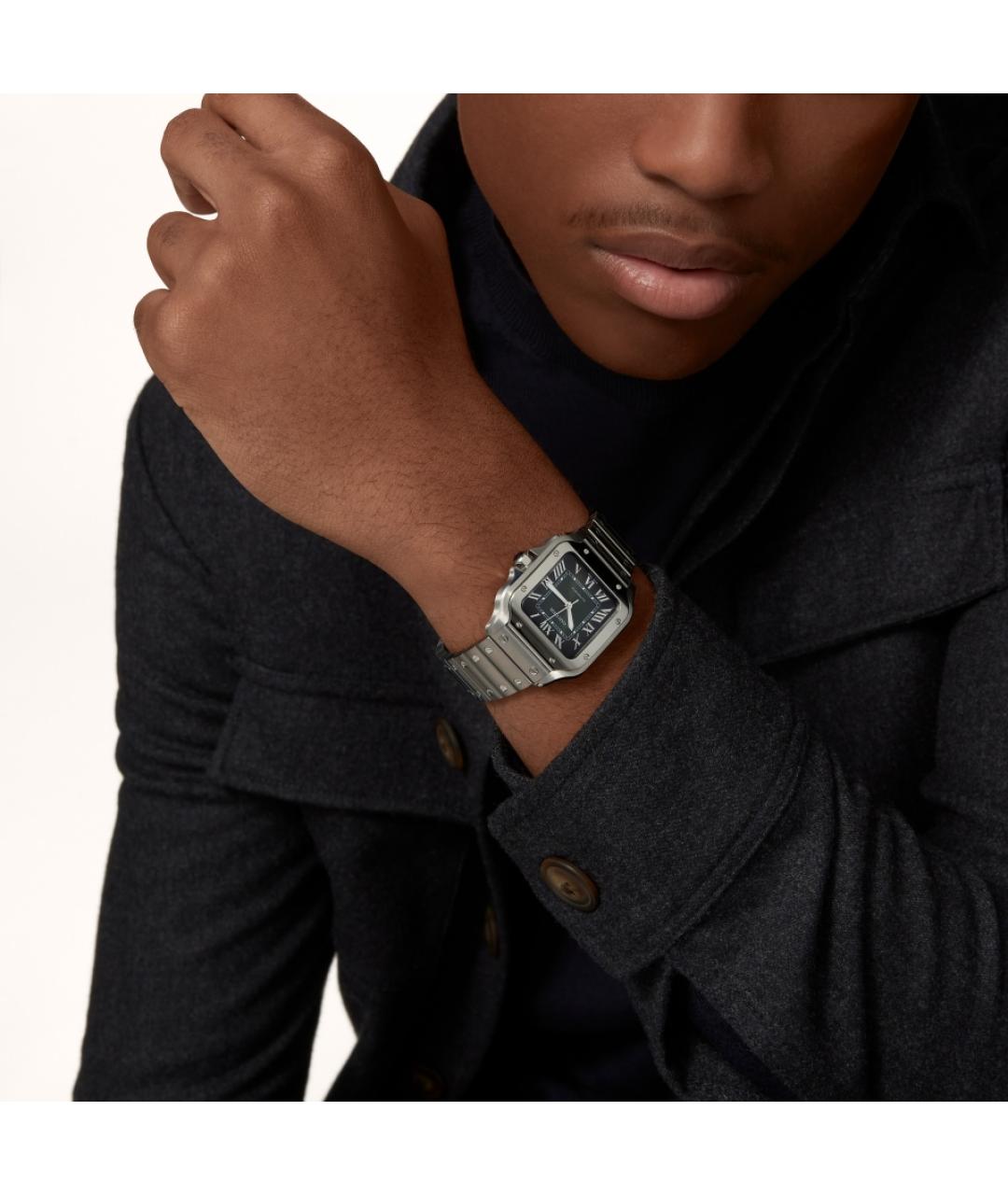 CARTIER Зеленые часы, фото 4