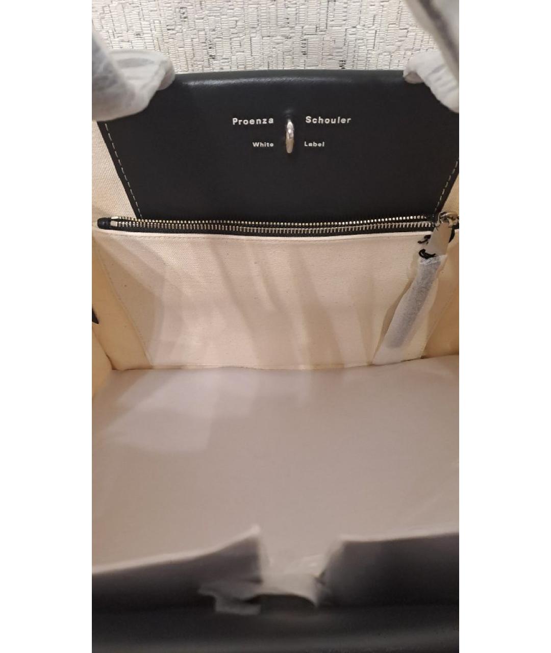 PROENZA SCHOULER Бежевая тканевая сумка тоут, фото 4