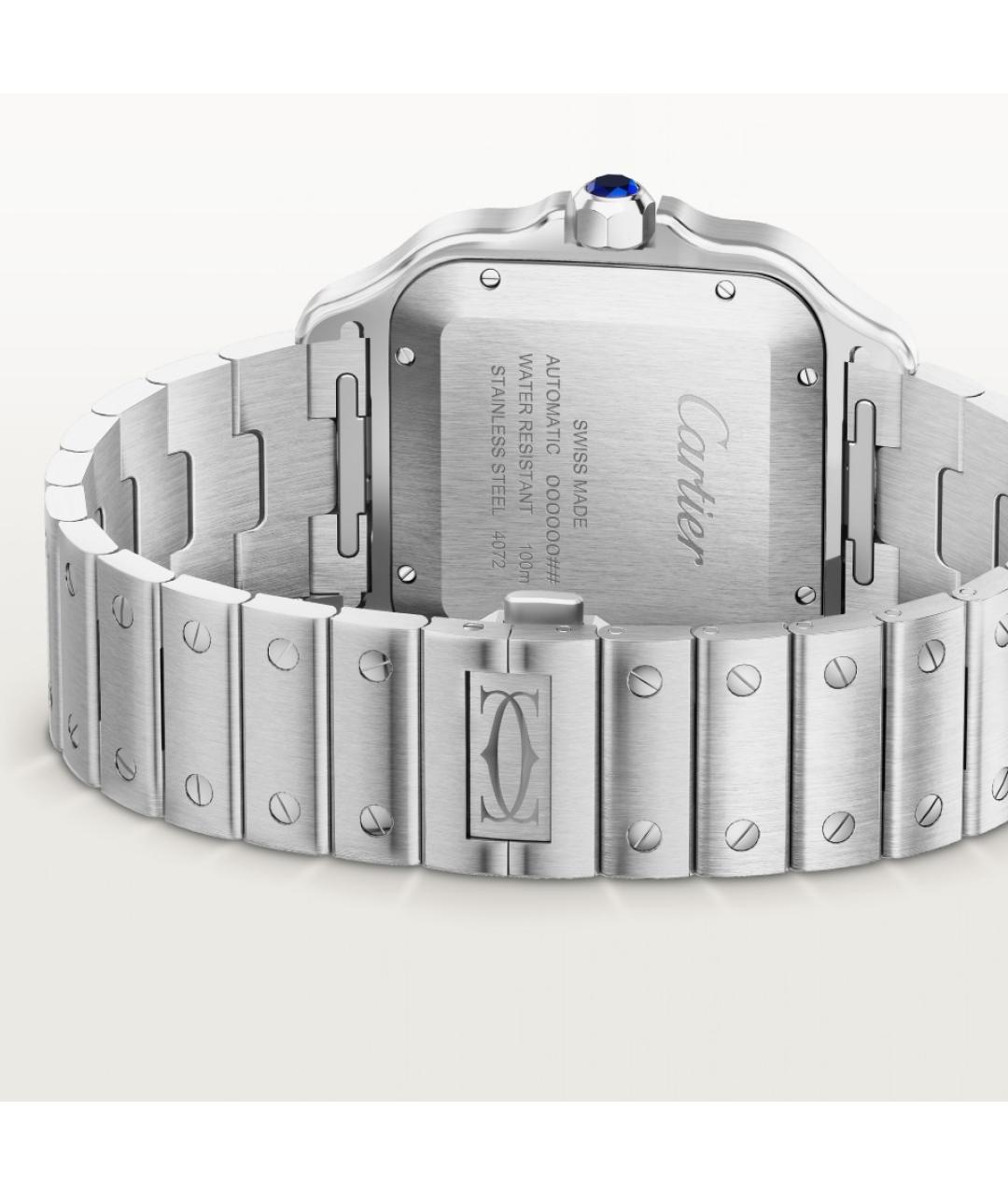 CARTIER Черные часы, фото 4