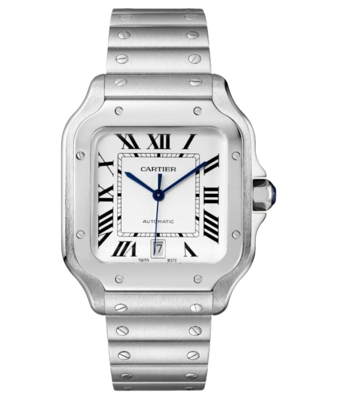 CARTIER Серебряные часы, фото 1
