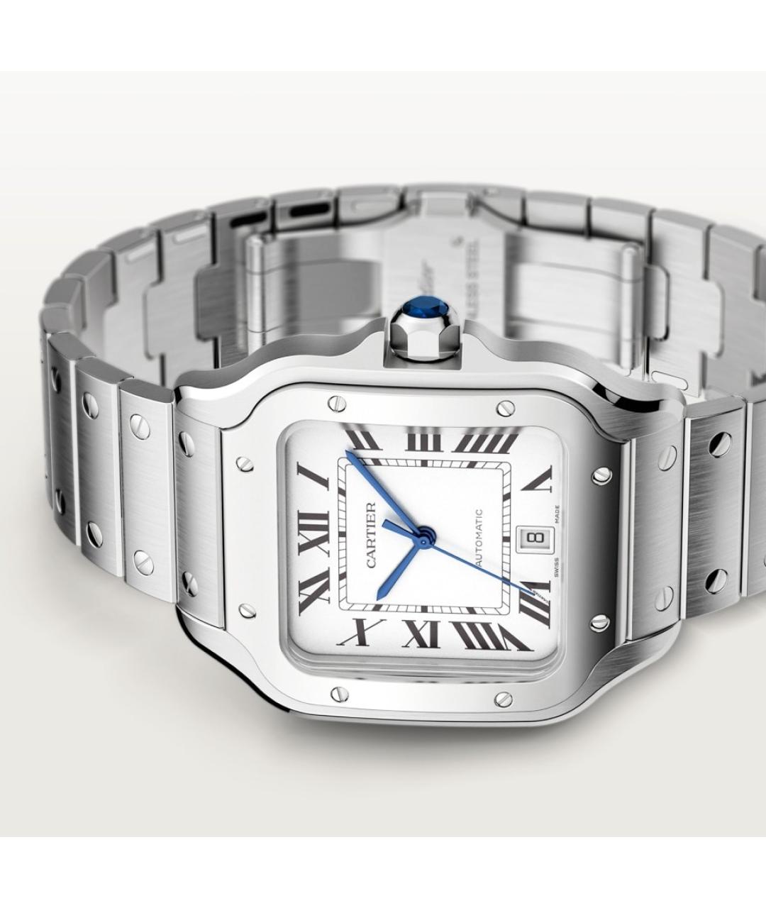 CARTIER Серебряные часы, фото 4