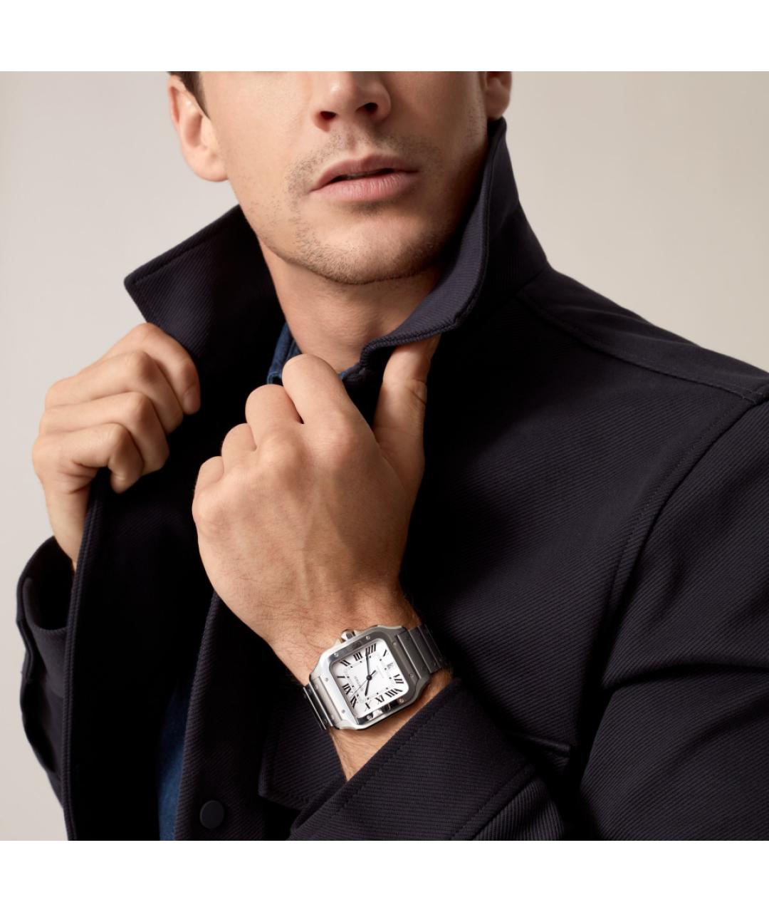 CARTIER Серебряные часы, фото 5