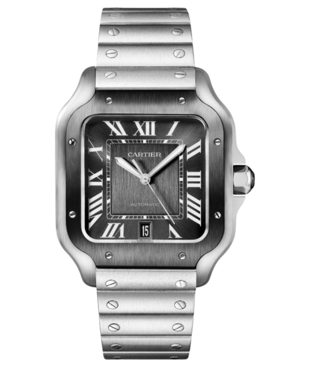 CARTIER Черные часы, фото 1
