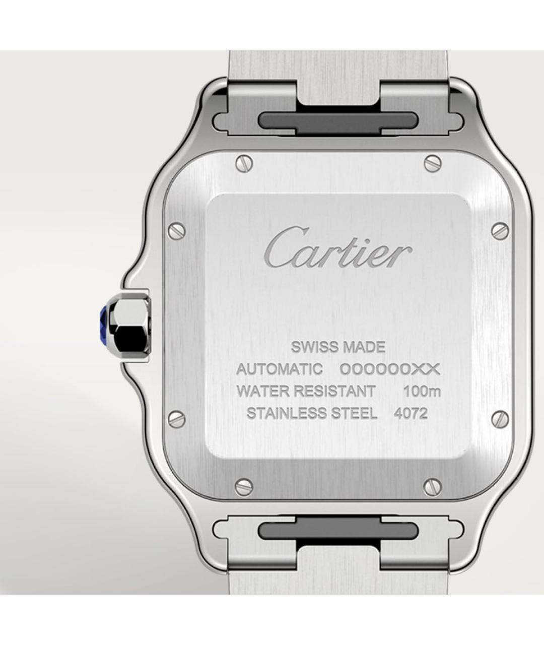 CARTIER Черные часы, фото 3