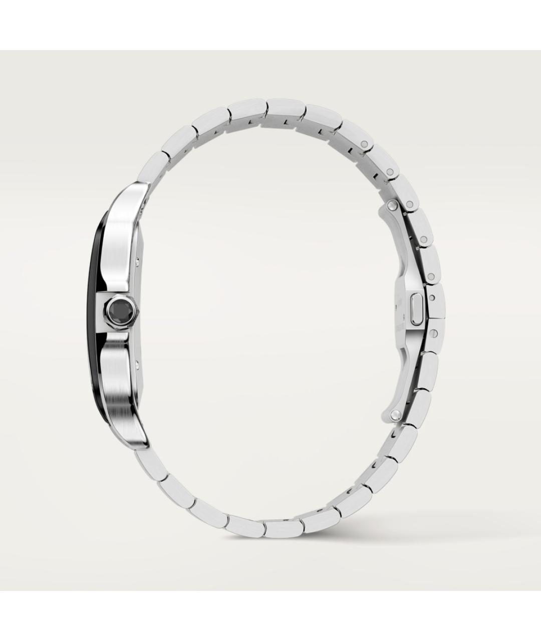 CARTIER Черные часы, фото 5