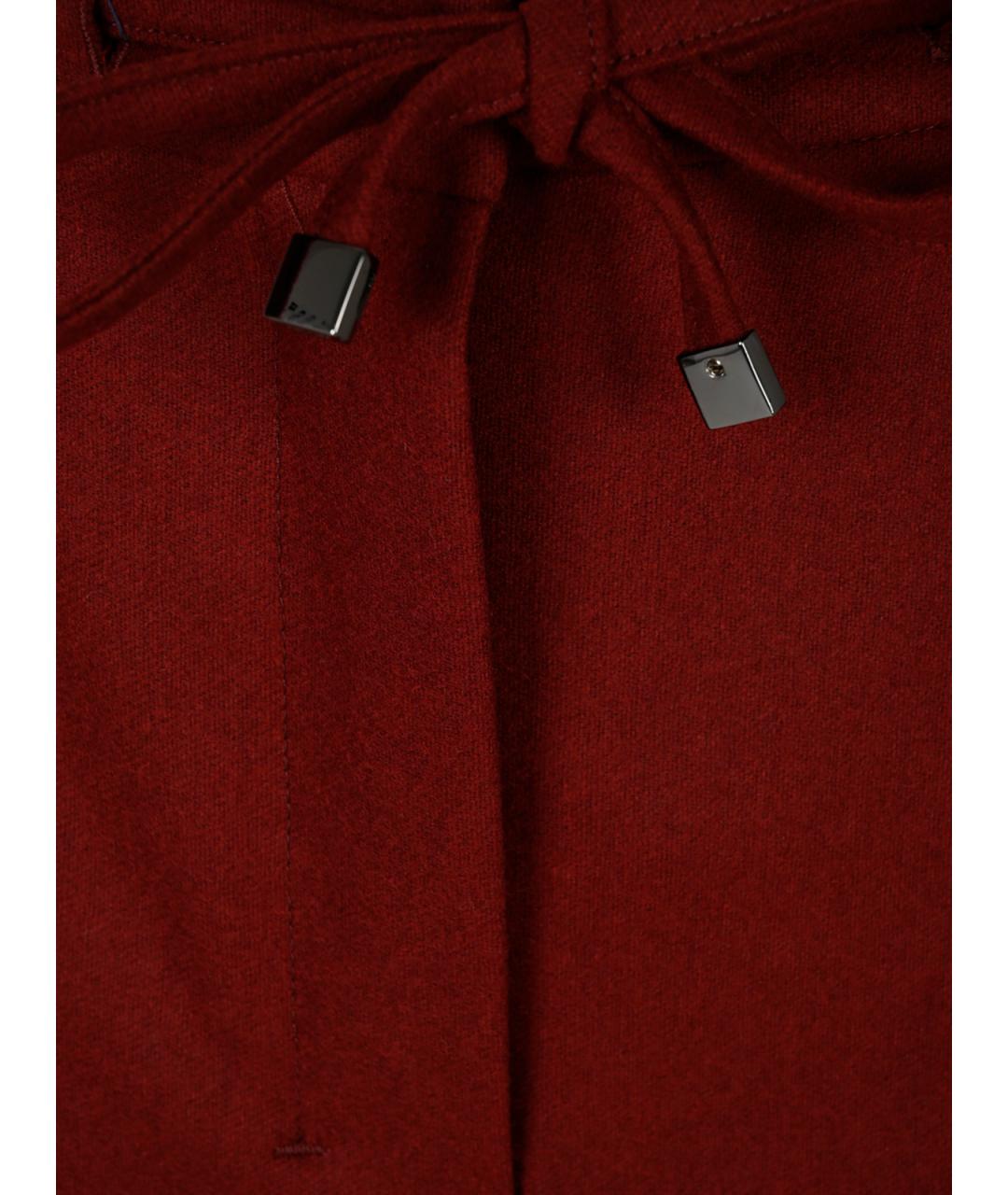 'S MAX MARA Бордовые прямые брюки, фото 6