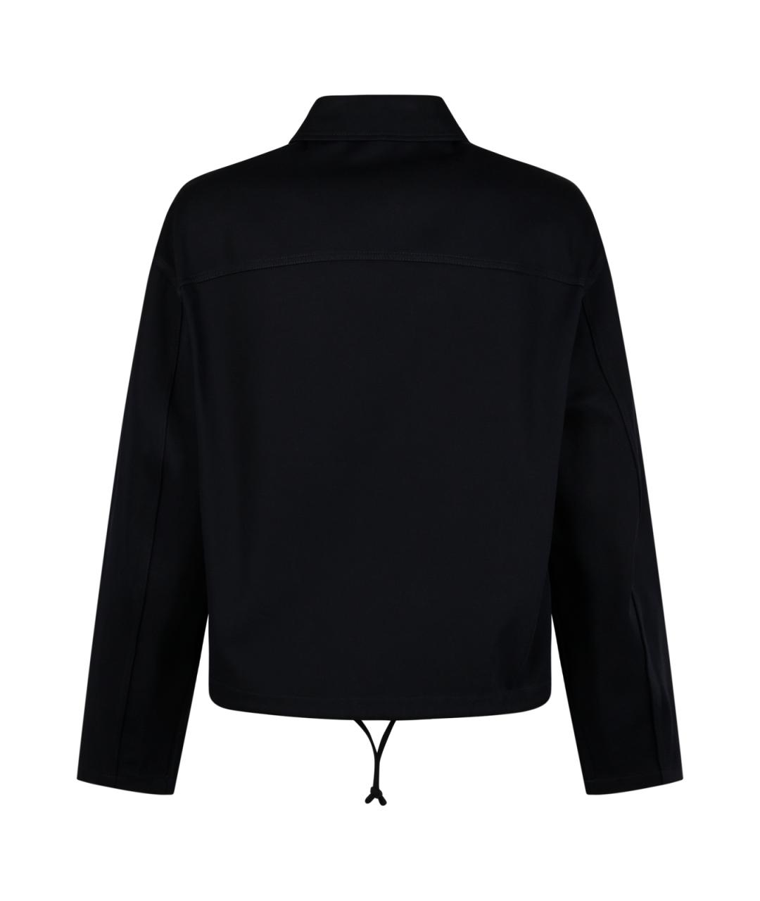 LOEWE Темно-синяя полиэстеровая куртка, фото 2