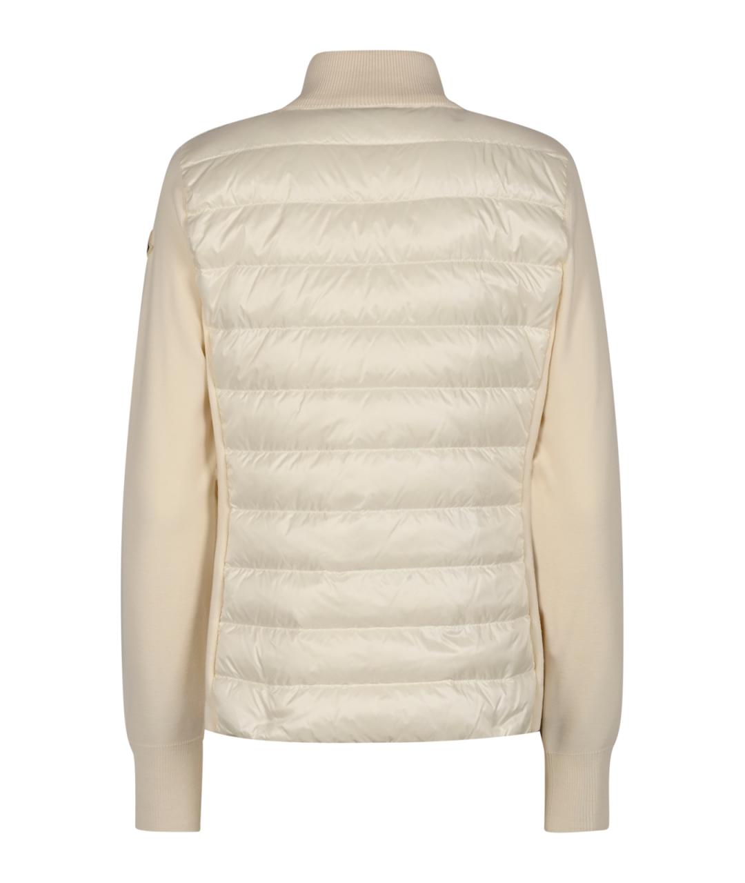 MONCLER Белый шерстяной кардиган, фото 2