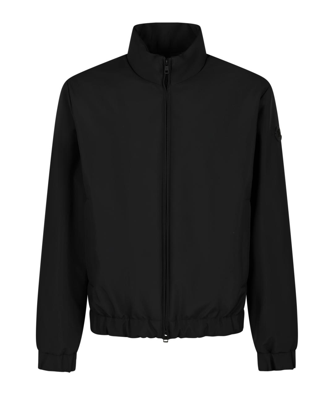 MONCLER Черная полиамидовая куртка, фото 1