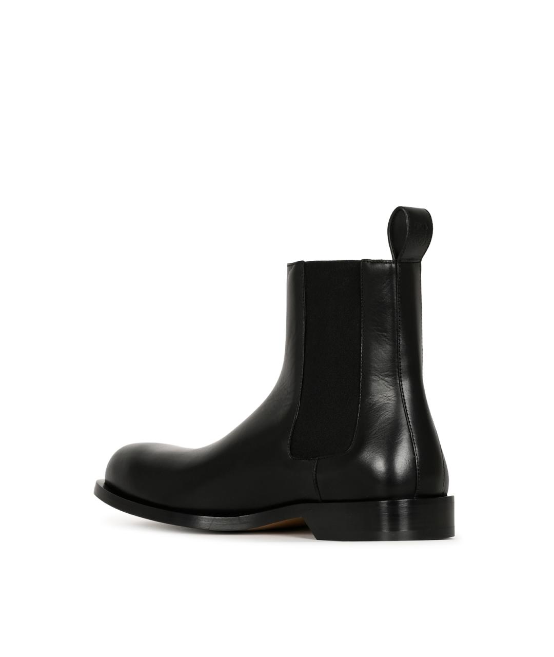 LOEWE Черные кожаные высокие ботинки, фото 6