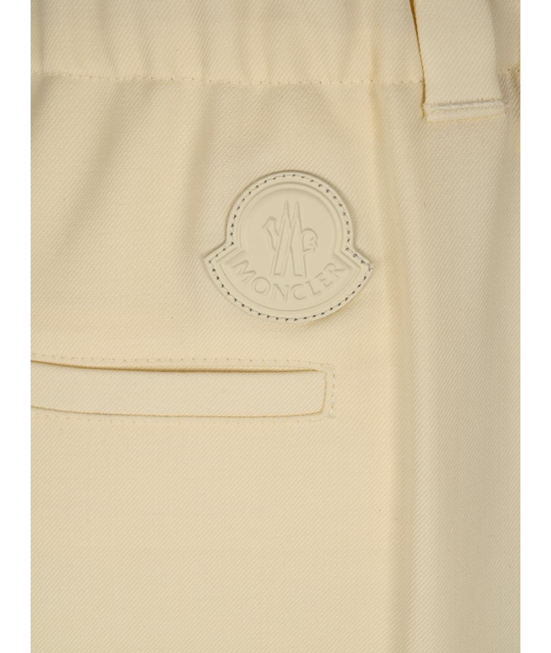 MONCLER Шерстяные прямые брюки, фото 3