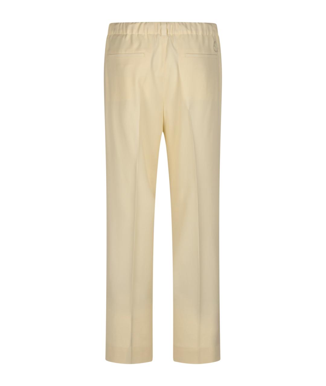 MONCLER Шерстяные прямые брюки, фото 2