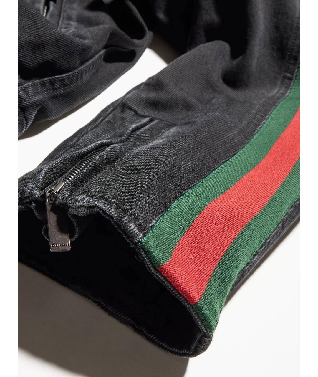 GUCCI Черная хлопковая куртка, фото 4