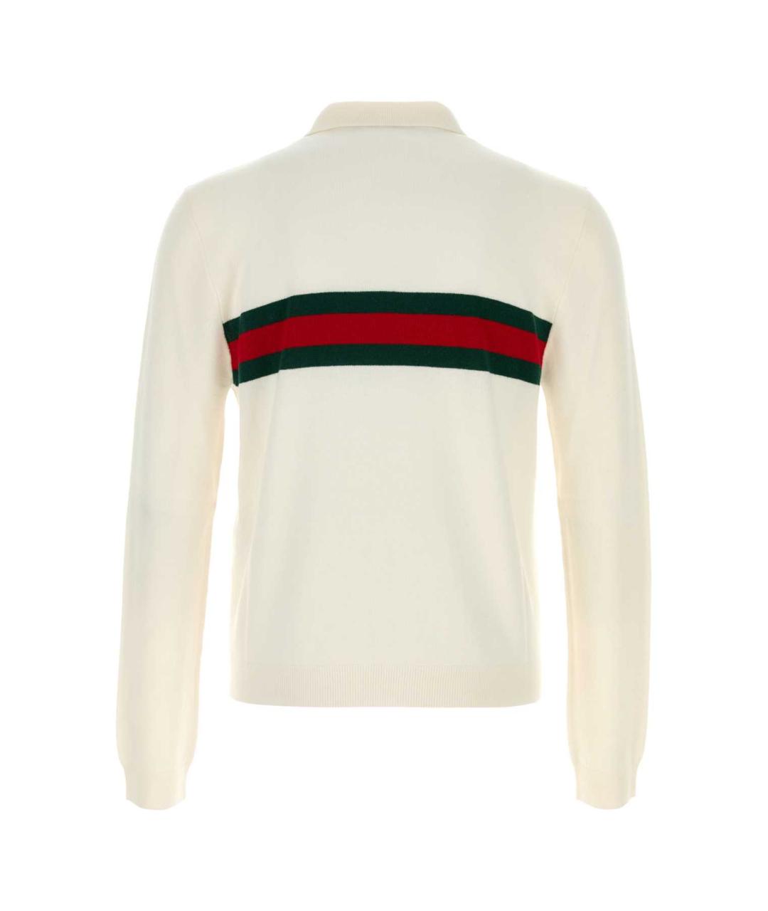 GUCCI Белый кашемировый джемпер / свитер, фото 2