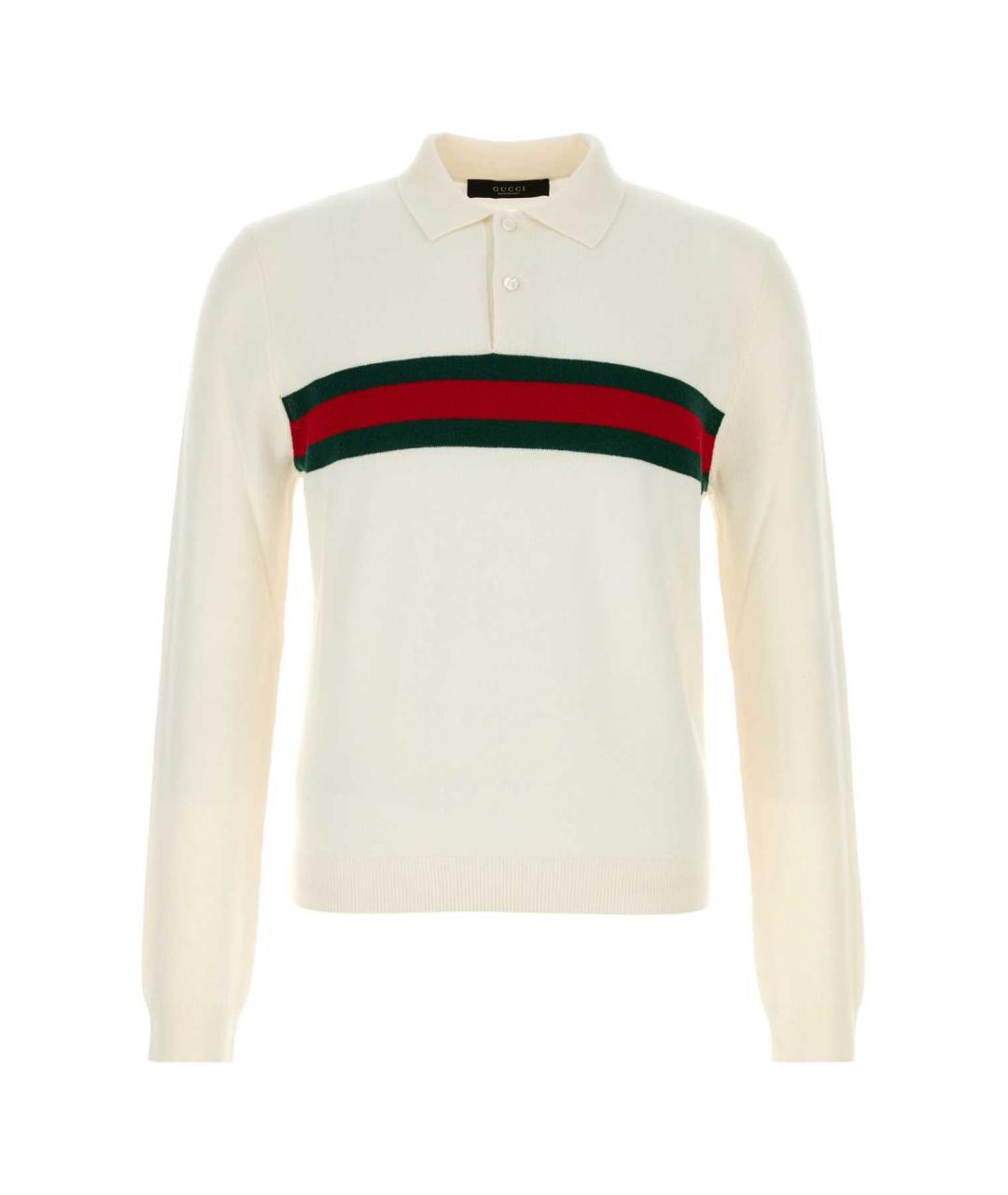 GUCCI Белый кашемировый джемпер / свитер, фото 1