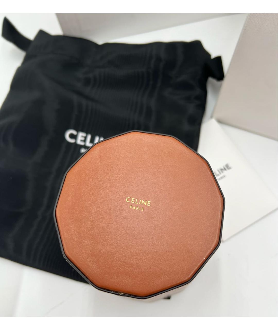 CELINE Коричневая ваза, фото 5