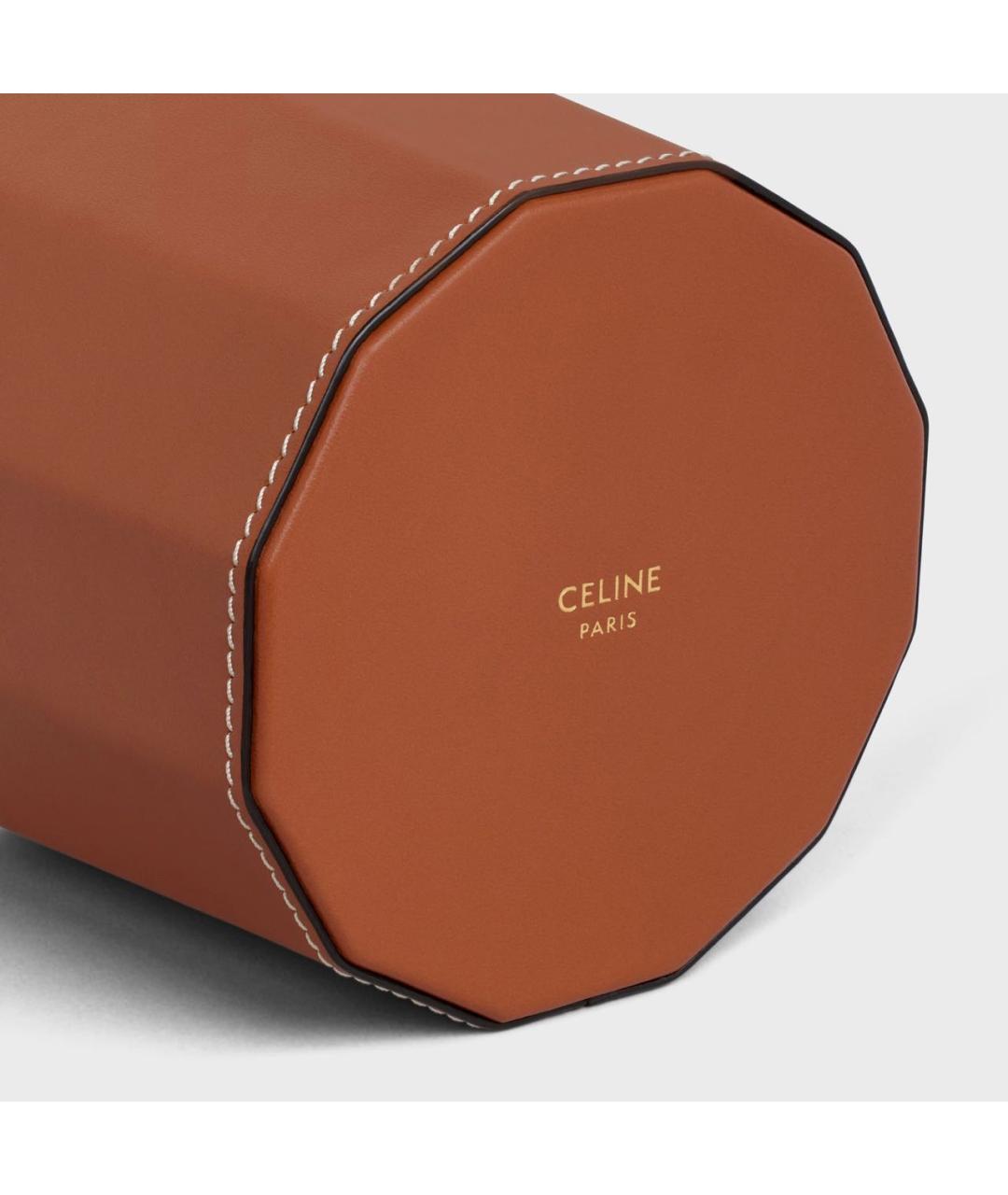 CELINE Коричневая ваза, фото 8