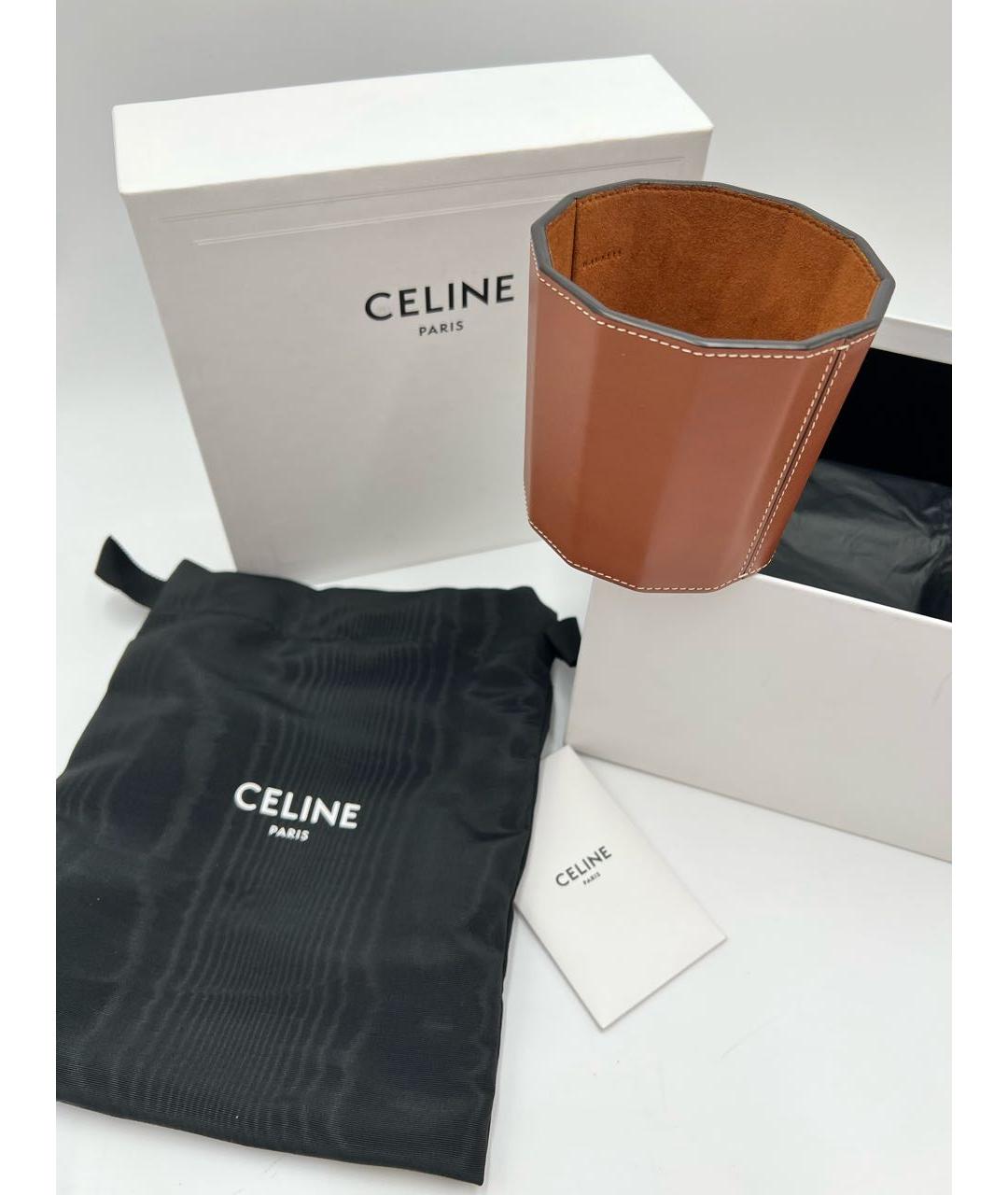 CELINE Коричневая ваза, фото 2