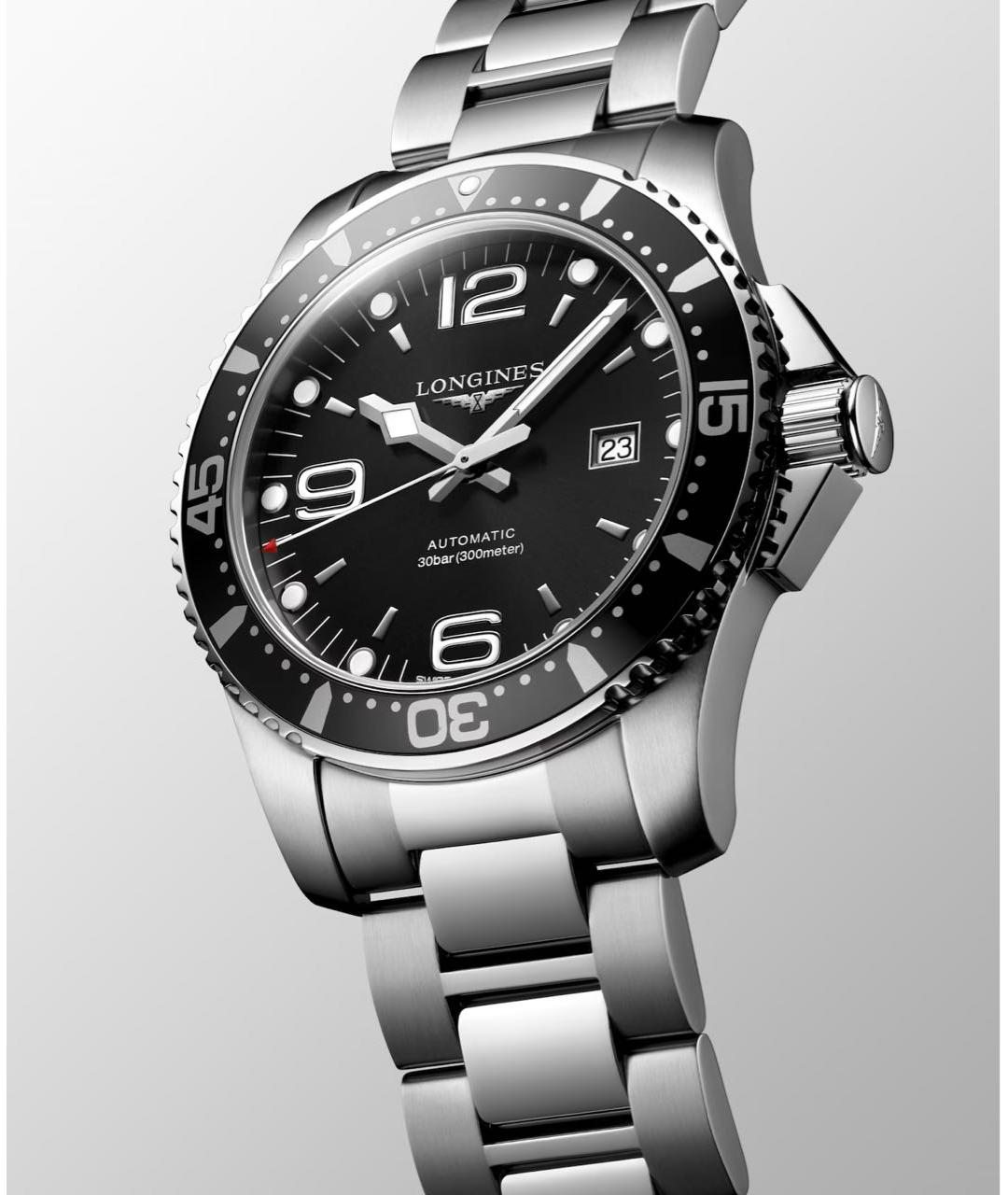 LONGINES Серебряные стальные часы, фото 2