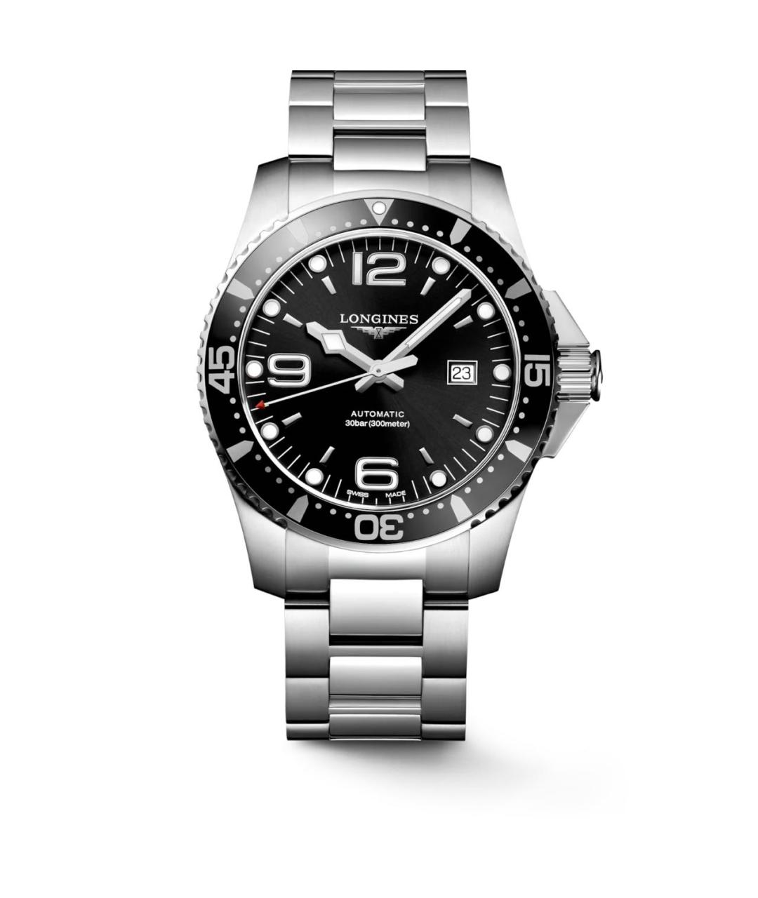 LONGINES Серебряные стальные часы, фото 1