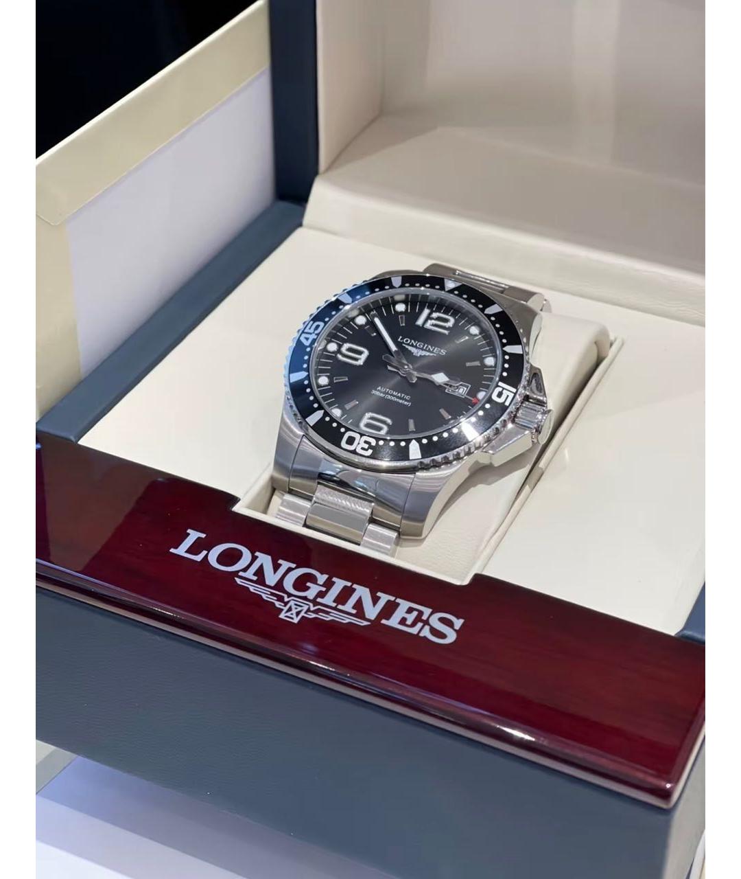 LONGINES Серебряные стальные часы, фото 5