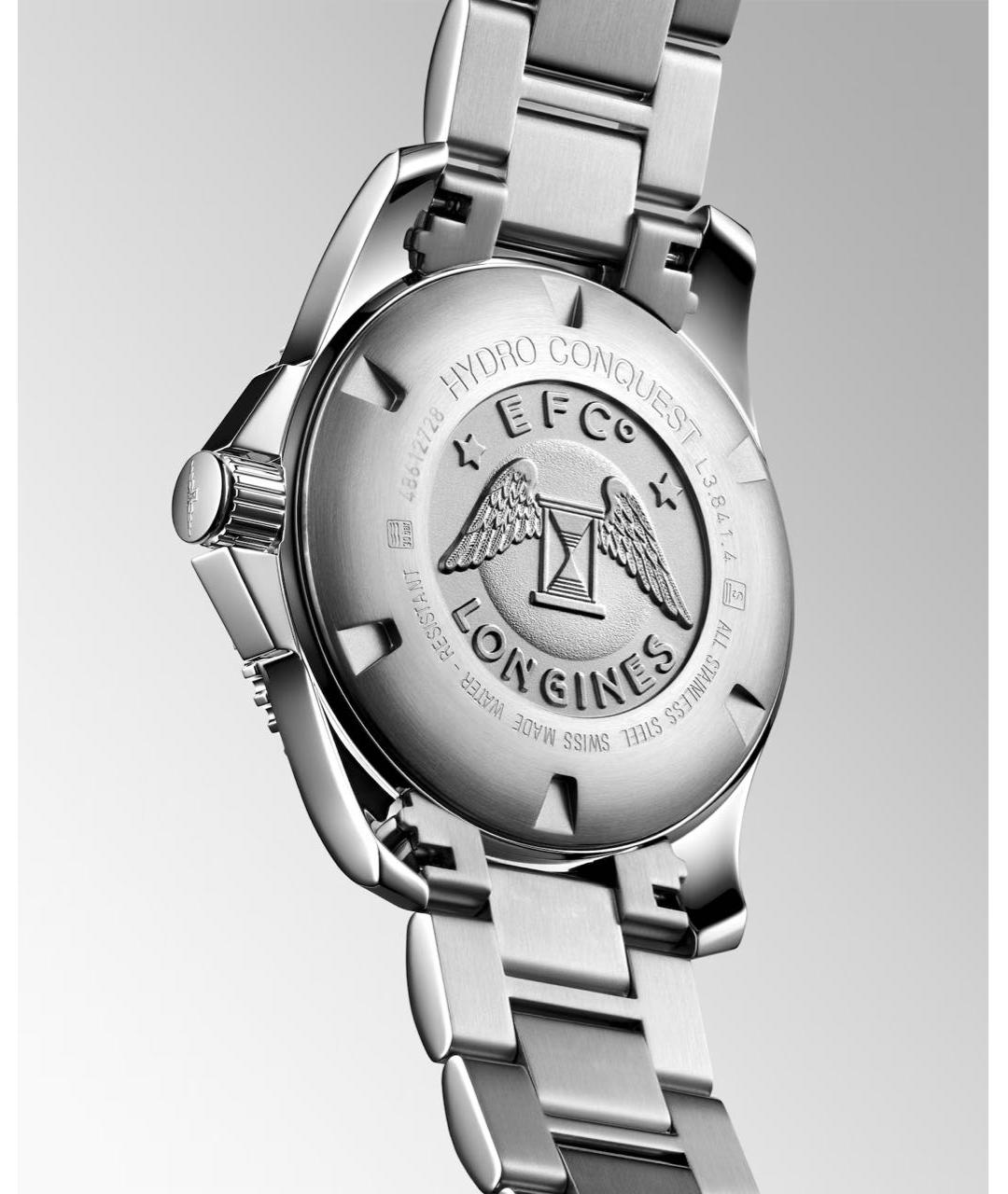 LONGINES Серебряные стальные часы, фото 3