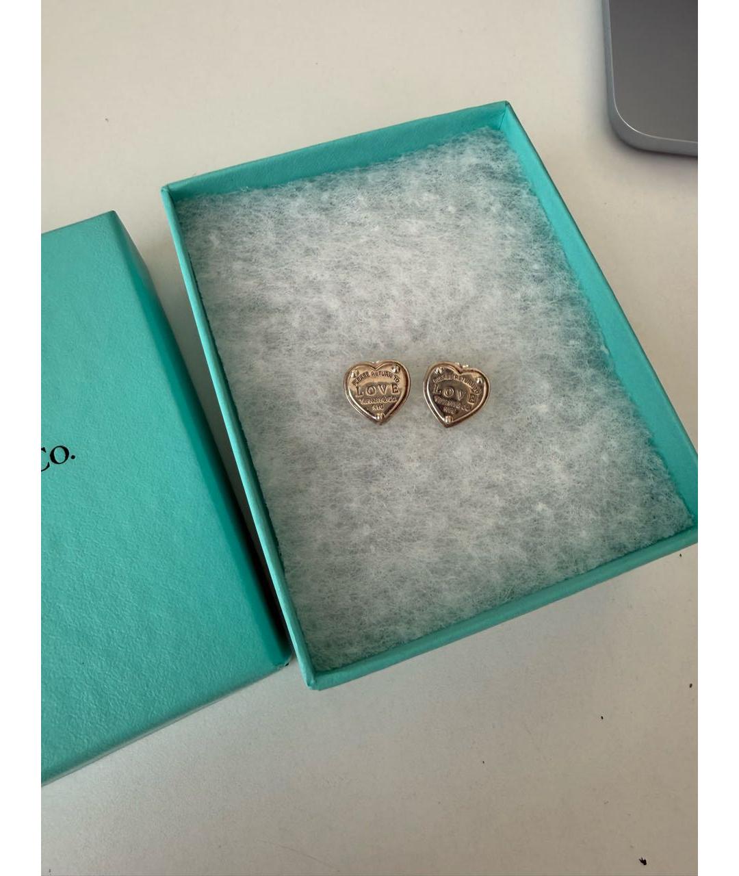 TIFFANY&CO Серебряные серебряные серьги, фото 3