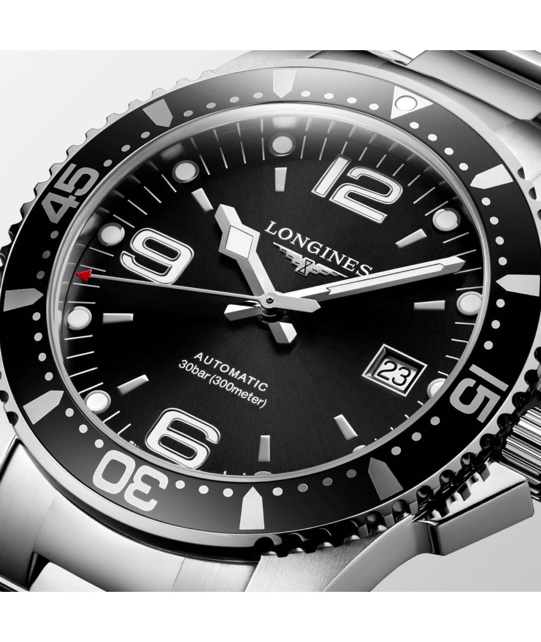 LONGINES Серебряные стальные часы, фото 2