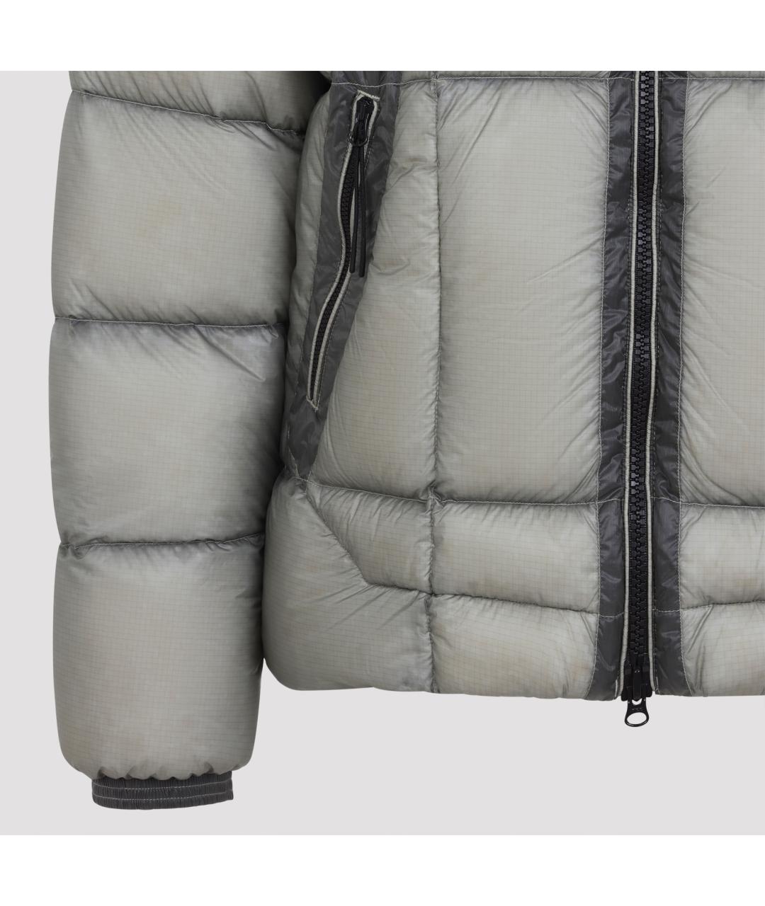 CP COMPANY Серый полиамидовый пуховик, фото 3