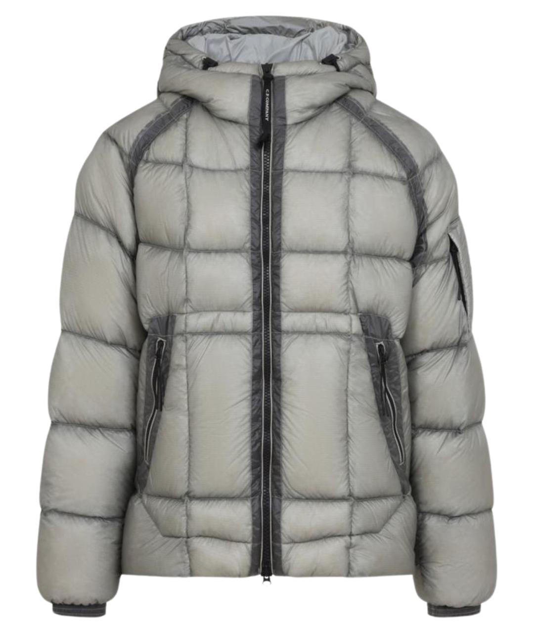CP COMPANY Серый полиамидовый пуховик, фото 1
