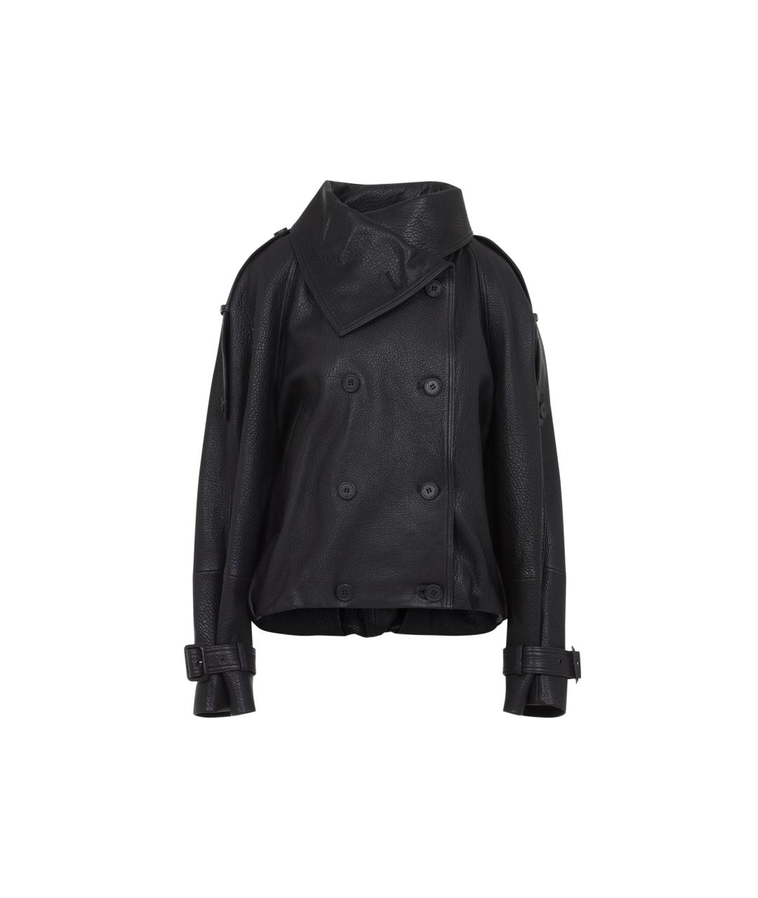 ACNE STUDIOS Черная кожаная куртка, фото 1
