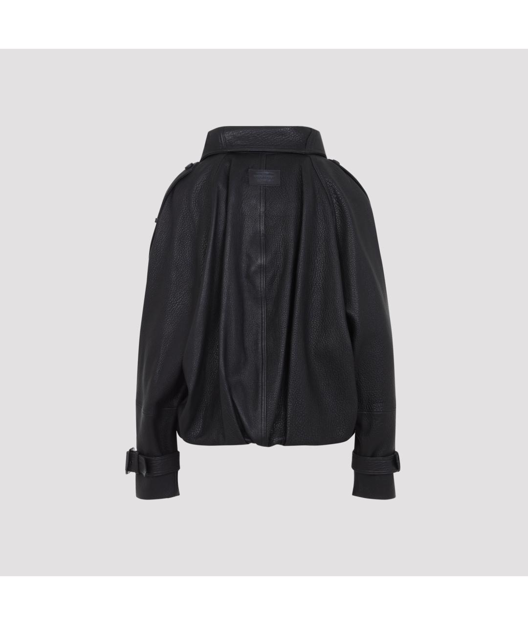 ACNE STUDIOS Черная кожаная куртка, фото 2
