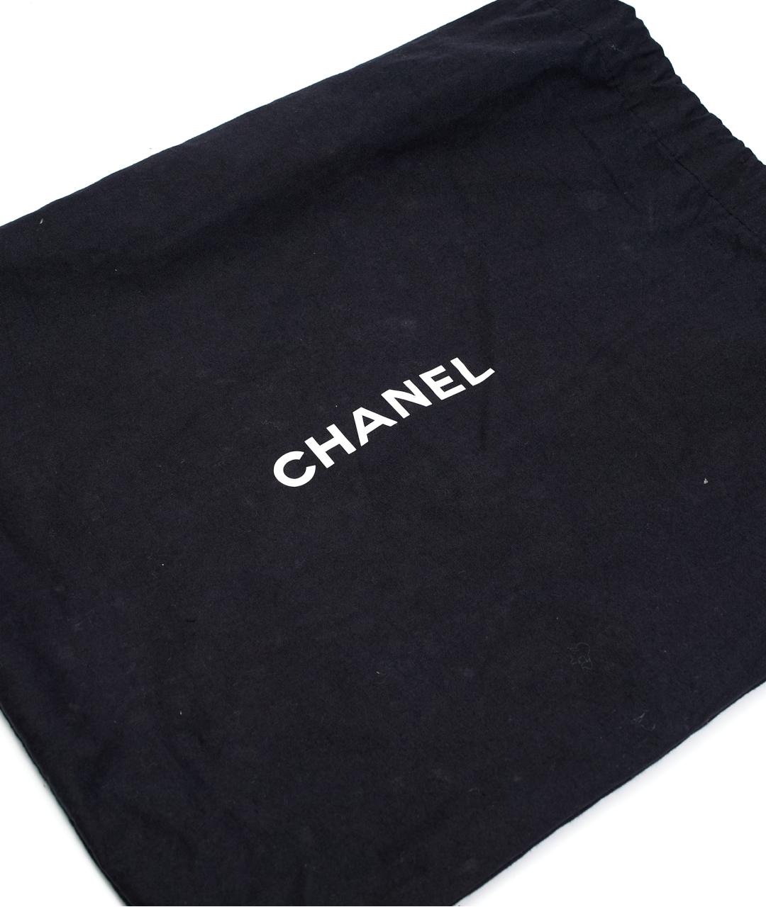 CHANEL Черная кожаная сумка через плечо, фото 8