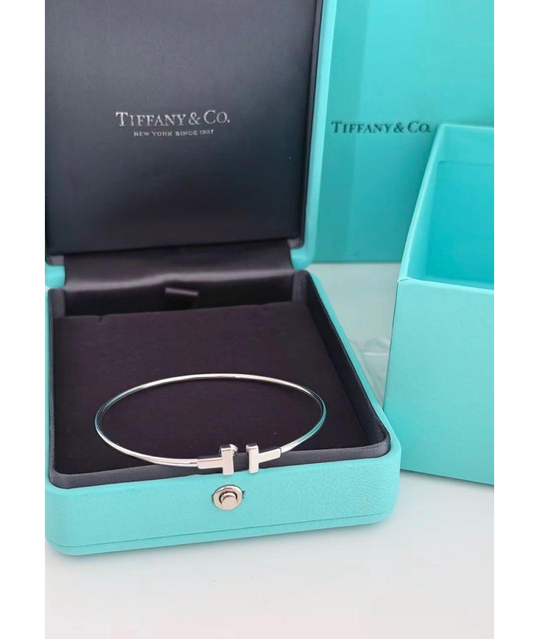 TIFFANY&CO Серебряный браслет из белого золота, фото 5