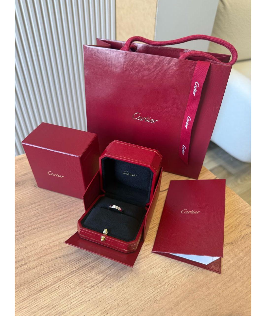 CARTIER Серебряное кольцо из белого золота, фото 4
