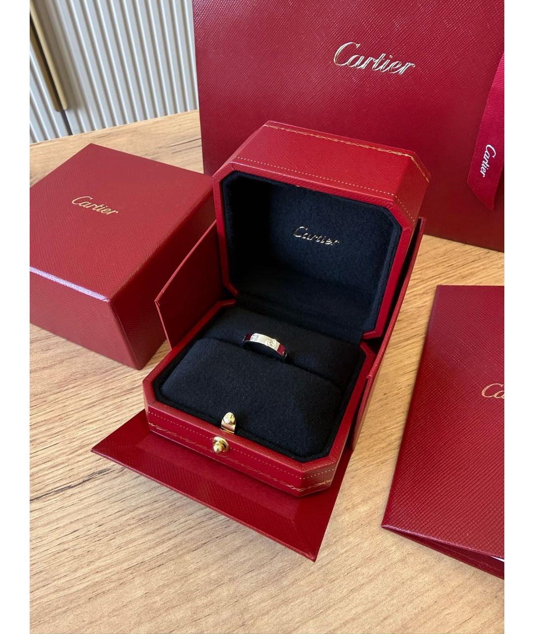 CARTIER Серебряное кольцо из белого золота, фото 5