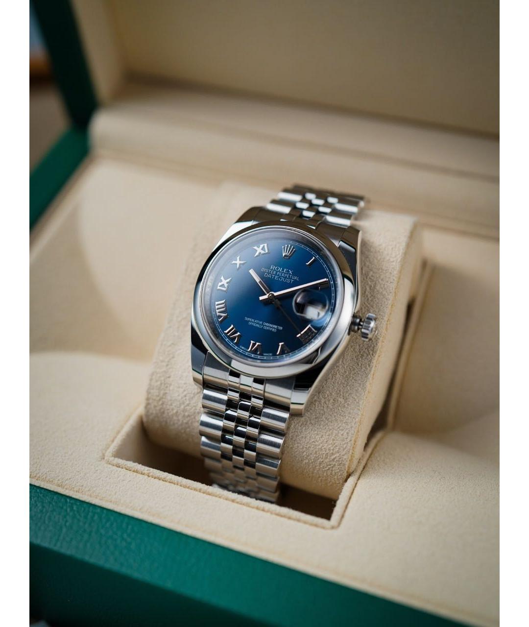 ROLEX Синие часы, фото 3
