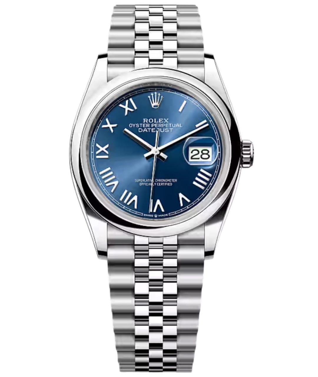 ROLEX Синие часы, фото 4