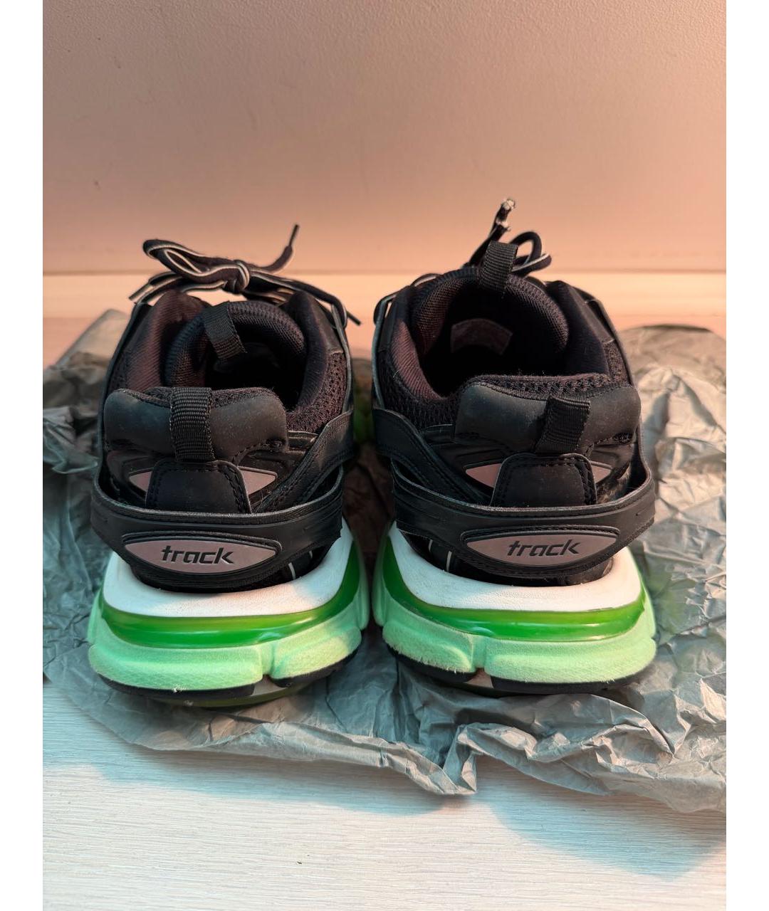 BALENCIAGA Черные низкие кроссовки / кеды, фото 4