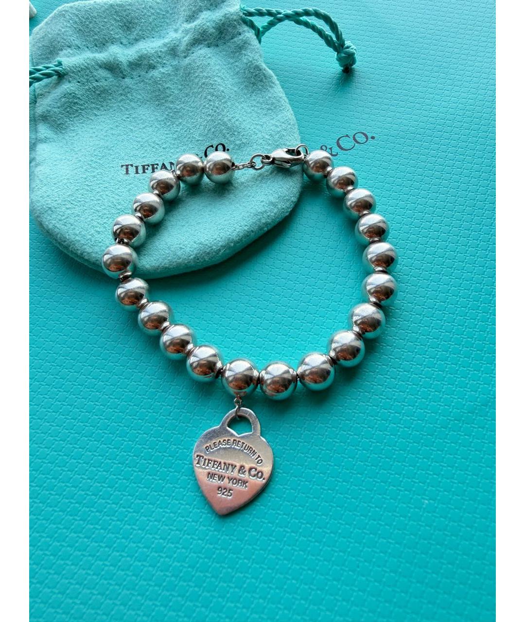 TIFFANY&CO Серебряный серебряный браслет, фото 3